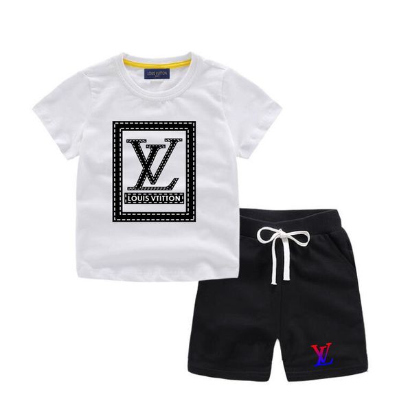 2021 designer boys girl letters printed short sleeve t-shirt+shorts 2pcs set kids clothing sets children outfits toddler suit retail, White
2021 designer boys girl letters printed short sleeve t-shirt+shorts 2pcs set kids clothing sets children outfits toddler suit retail, White