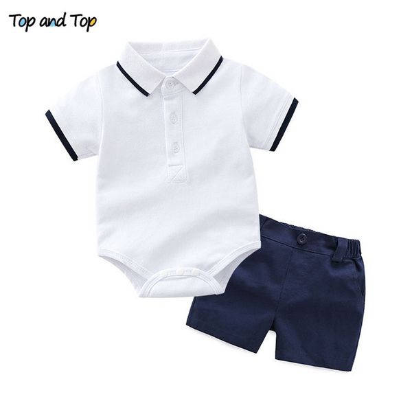and baby boy clothing set summer cotton short sleeve romper +shorts infant boys outfits toddler boy clothes y200323, White
and baby boy clothing set summer cotton short sleeve romper +shorts infant boys outfits toddler boy clothes y200323, White