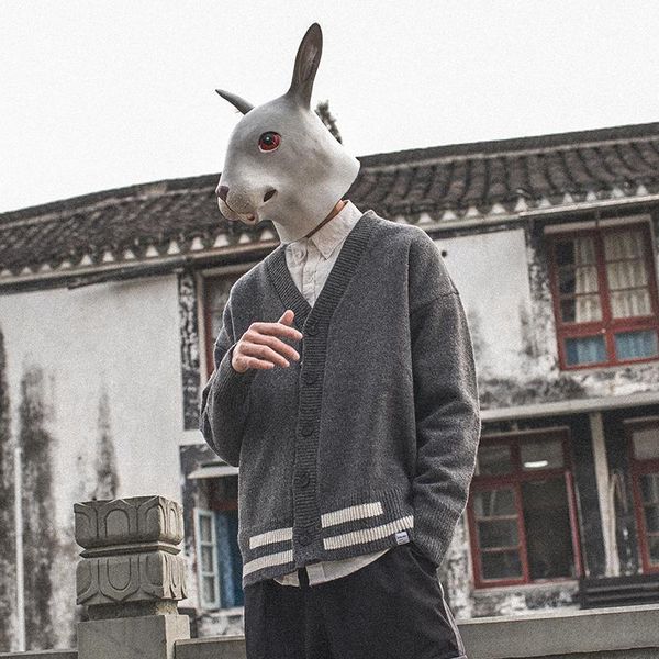 japanese cardigan man sweaters casual loose harajuku winter knitted oversized man sweaters pull hiver men's clothing db60my1, White;black
japanese cardigan man sweaters casual loose harajuku winter knitted oversized man sweaters pull hiver men's clothing db60my1, White;black