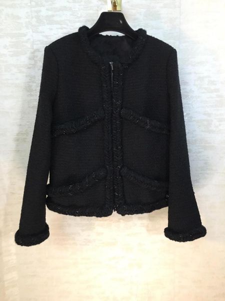 women's jackets 116264 runway fashion autumn winter 100% silk jacquard ling jacket black women long sleeve coat with chain1, Black;brown
women's jackets 116264 runway fashion autumn winter 100% silk jacquard ling jacket black women long sleeve coat with chain1, Black;brown