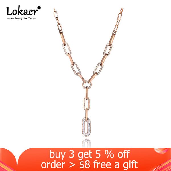 lokaer hiphop/rock titanium stainless steel geometry clay crystal pendant for women trendy chain & link necklace n19163 q1113, Silver
lokaer hiphop/rock titanium stainless steel geometry clay crystal pendant for women trendy chain & link necklace n19163 q1113, Silver