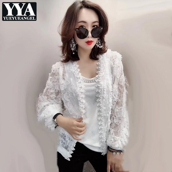 women's jackets street white cardigan jacket women summer loose long sleeve lace short coat plus size 6xl fashion sun protection outerw, Black;brown
women's jackets street white cardigan jacket women summer loose long sleeve lace short coat plus size 6xl fashion sun protection outerw, Black;brown