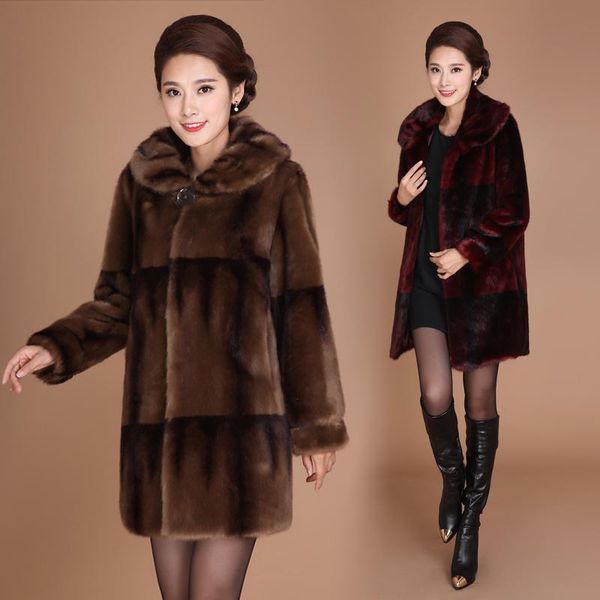 faux fur plus size long winter coat women clothes 2021 women's jackets coats womens clothing casaco feminino kj282, Black
faux fur plus size long winter coat women clothes 2021 women's jackets coats womens clothing casaco feminino kj282, Black