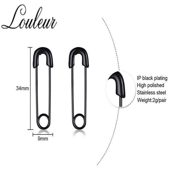 stainless steel punk pin earrings unique design paperclip safety steel stud fashion earrings elegant women man rock pie qylkqm 
stainless steel punk pin earrings unique design paperclip safety steel stud fashion earrings elegant women man rock pie qylkqm