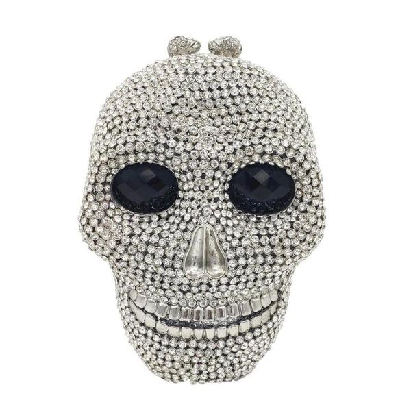 boutique de fgg halloween novelty funny skull clutch women silver evening bags party cocktail crystal purses and handbags 220211
boutique de fgg halloween novelty funny skull clutch women silver evening bags party cocktail crystal purses and handbags 220211