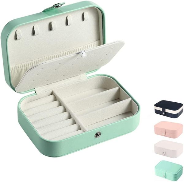 bangle pu leather necklace small jewelry box portable jewellery storage holder display for ring bracelet earrings women travel jewelr jlldcr, Black;white
bangle pu leather necklace small jewelry box portable jewellery storage holder display for ring bracelet earrings women travel jewelr jlldcr, Black;white