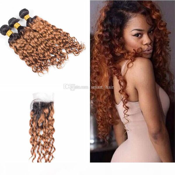 ombre curly hair bundles with lace clousure 4pcs lot virgin 8a hair dark root 1b 30 deep curly hair extension with closure, Black
ombre curly hair bundles with lace clousure 4pcs lot virgin 8a hair dark root 1b 30 deep curly hair extension with closure, Black