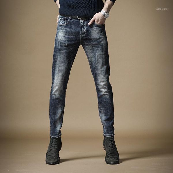 men blue jeans fashion casual slim fit pencil pants cotton washing stretch denim1
men blue jeans fashion casual slim fit pencil pants cotton washing stretch denim1
