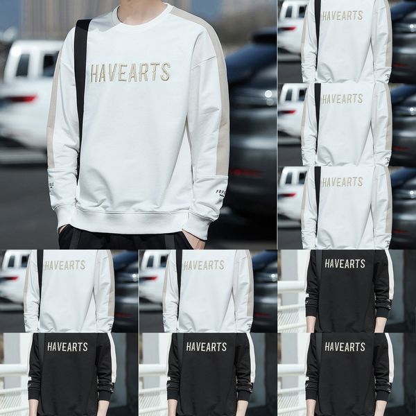 spring t-shirt sweater autumn trend men's sweater men's fashion casual round neck bottomed long sleeve t-shirt trend lpmgq lpmg, Black
spring t-shirt sweater autumn trend men's sweater men's fashion casual round neck bottomed long sleeve t-shirt trend lpmgq lpmg, Black