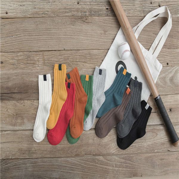 color double needle calibration middle tube autumn and winter socks children's fashion pure cotton stripe college style women's, Black;white
color double needle calibration middle tube autumn and winter socks children's fashion pure cotton stripe college style women's, Black;white