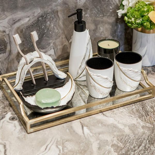 modern bathroom five-piece suit bathroom toiletries creative practical hand-washing decoration accessories wj022240
modern bathroom five-piece suit bathroom toiletries creative practical hand-washing decoration accessories wj022240