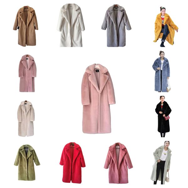 2022 new fashion women winter warm faux fur coat thick longparagraph turn down collar casaco feminino s-xxl 13 colors, Black
2022 new fashion women winter warm faux fur coat thick longparagraph turn down collar casaco feminino s-xxl 13 colors, Black