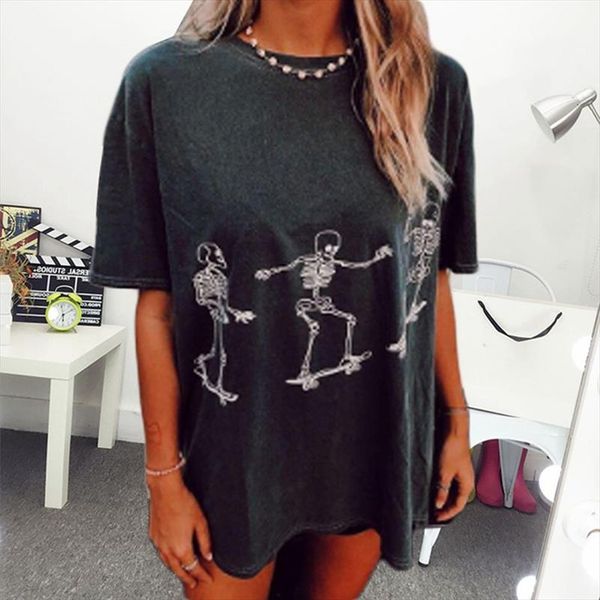 2020 punk style fun ladies summer tee skull print t shirt women plus size s 3xl short sleeve casual new streetwear hip, White
2020 punk style fun ladies summer tee skull print t shirt women plus size s 3xl short sleeve casual new streetwear hip, White