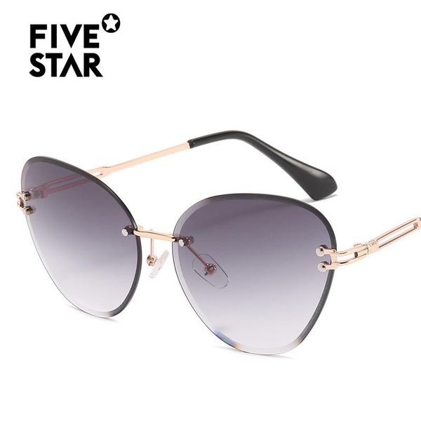 sunglasses cat eye rimless women brand designer alloy oversize sun glasses vintage gradient male oculos feminino, White;black
sunglasses cat eye rimless women brand designer alloy oversize sun glasses vintage gradient male oculos feminino, White;black