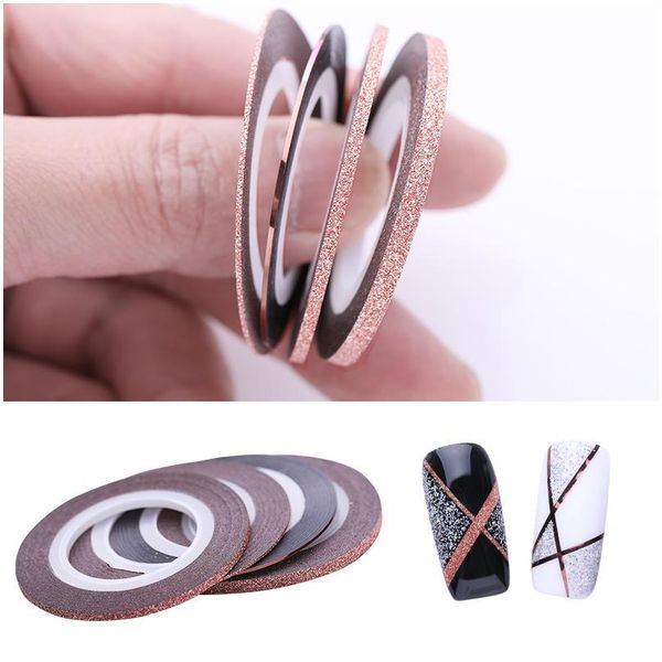 4pcs nail striping tape line sticker rose gold 1mm 2mm m matte glitter stickers diy design tool nail art de jllmlo, Silver;gold
4pcs nail striping tape line sticker rose gold 1mm 2mm m matte glitter stickers diy design tool nail art de jllmlo, Silver;gold