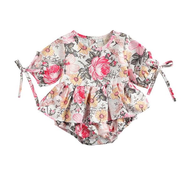 clothing sets infant baby girl romper, flower print short sleeve round neck bodysuit one-piece suit for pography birthday party, White
clothing sets infant baby girl romper, flower print short sleeve round neck bodysuit one-piece suit for pography birthday party, White