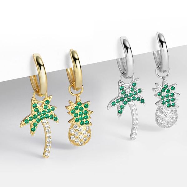 925 sterling silver earrings fruit cubic zircon drop earrings for women cz tree pineapple asymmetric gold silver color
925 sterling silver earrings fruit cubic zircon drop earrings for women cz tree pineapple asymmetric gold silver color