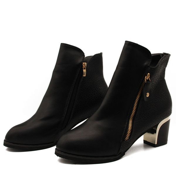 2021 new female fashion boots low-leather shoes high spring heels woman to rubber ankle zapatos mujer wh9m, Black
2021 new female fashion boots low-leather shoes high spring heels woman to rubber ankle zapatos mujer wh9m, Black