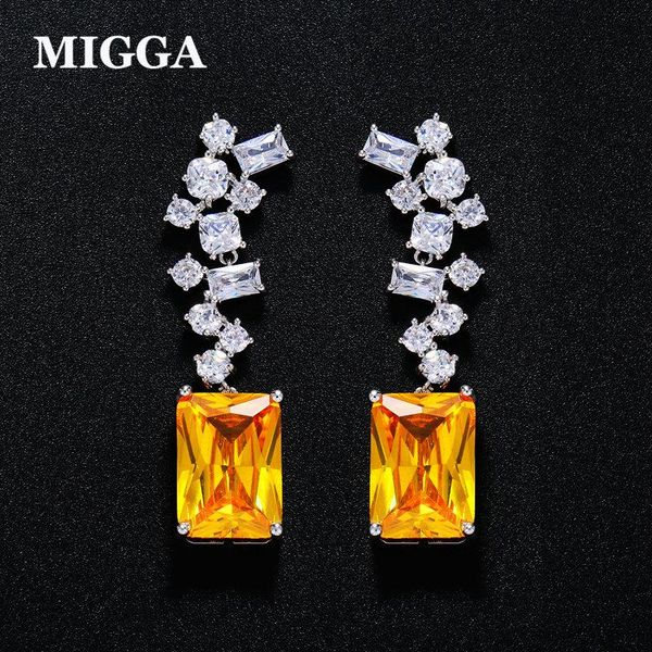 migga luxury geometric cubic zirconia dangle earrings for women party cz zircon stone jewelry, Silver
migga luxury geometric cubic zirconia dangle earrings for women party cz zircon stone jewelry, Silver
