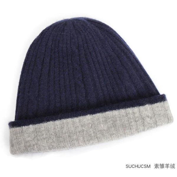 beanie/skull caps leisure winter double-layer double-color thickened cashmere hat men women double-sided cable knit unisex, Blue;gray
beanie/skull caps leisure winter double-layer double-color thickened cashmere hat men women double-sided cable knit unisex, Blue;gray