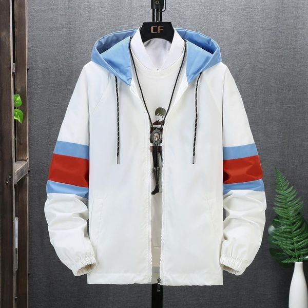 men's jackets 2021 jacket men patchwork striped hooded windbreakers man casual streetwear clothes plus size mens and coats sale, Black;brown
men's jackets 2021 jacket men patchwork striped hooded windbreakers man casual streetwear clothes plus size mens and coats sale, Black;brown