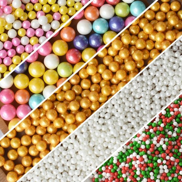 ltudk sugar jewelry pearl baked pearl 500g edible cake decorative ornaments jin materials silver beads sugar colored beads baking zhu pearl
ltudk sugar jewelry pearl baked pearl 500g edible cake decorative ornaments jin materials silver beads sugar colored beads baking zhu pearl