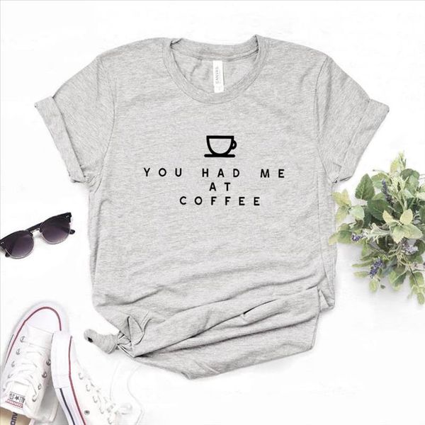 you had me at coffee print women tshirt cotton casual funny t shirt gift for lady girl tee 6 color a, White
you had me at coffee print women tshirt cotton casual funny t shirt gift for lady girl tee 6 color a, White