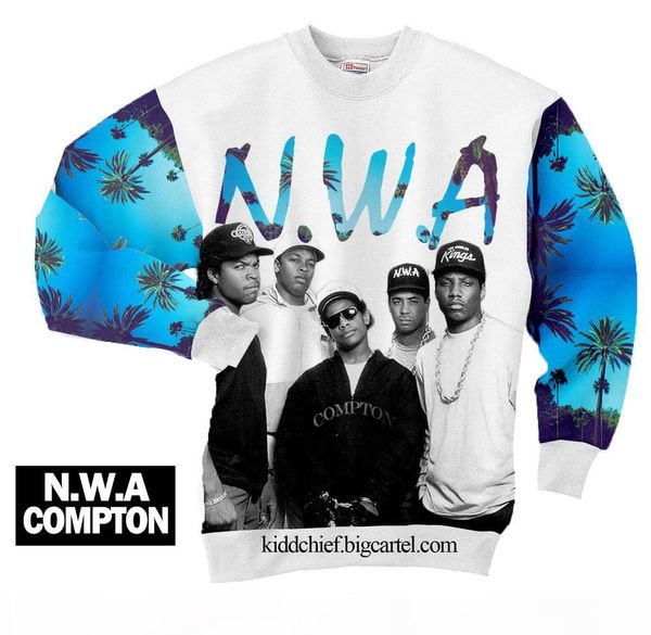 wholesale-new 3d n.w.a straight outta compton crewnecks sweatshirts nwa niggaz with attitudes gangsta rap sweats for women and men, Black
wholesale-new 3d n.w.a straight outta compton crewnecks sweatshirts nwa niggaz with attitudes gangsta rap sweats for women and men, Black