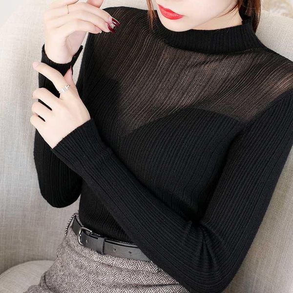 turtleneck sweater womens autumn winter slim mesh korean pullover jumper knitted sweater pull femme green1, White;black
turtleneck sweater womens autumn winter slim mesh korean pullover jumper knitted sweater pull femme green1, White;black