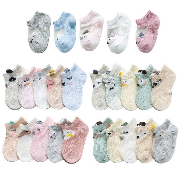 5 pairs/lot 0 to 7 years spring summer thin mesh socks for girls boys cute animal children's thin sock baby newborn short socks y201009, Pink;yellow
5 pairs/lot 0 to 7 years spring summer thin mesh socks for girls boys cute animal children's thin sock baby newborn short socks y201009, Pink;yellow