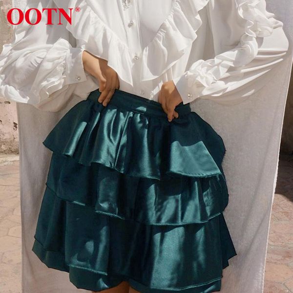 ootn satin green mini skirt ladies high waist women pleated skirt female streetwear vintage cascading ruffled casual skirts y1214, Black
ootn satin green mini skirt ladies high waist women pleated skirt female streetwear vintage cascading ruffled casual skirts y1214, Black