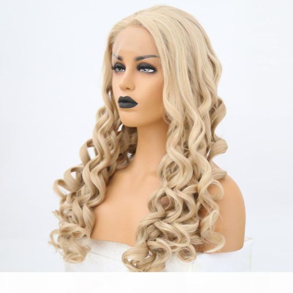 blonde curly wig high temperature fiber hair glueless synthetic lace front wigs with baby hair blonde wigs for women, Black
blonde curly wig high temperature fiber hair glueless synthetic lace front wigs with baby hair blonde wigs for women, Black