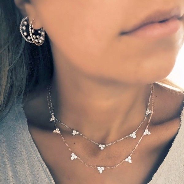 925 sterling silver cz choker necklace new design triangle three aaa white cz charm link chain charming women chain jewelry q0531
925 sterling silver cz choker necklace new design triangle three aaa white cz charm link chain charming women chain jewelry q0531