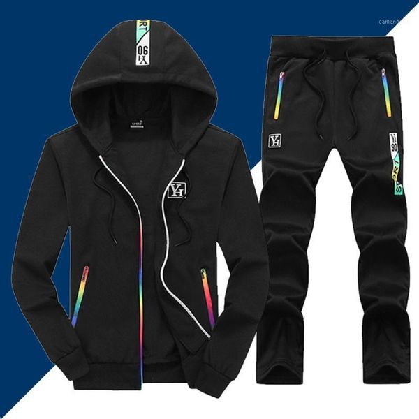 casual tracksuit mens set 2019 spring autumn men sportswear suit 2pc zipper hooded sweatshirt jacket+pant male moleton masculino1, Gray
casual tracksuit mens set 2019 spring autumn men sportswear suit 2pc zipper hooded sweatshirt jacket+pant male moleton masculino1, Gray