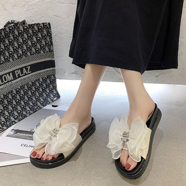 slippers fashion summer shoes for women 2021 big bow flower beach ladies flat with rhinestone open toe tenis feminino, Black
slippers fashion summer shoes for women 2021 big bow flower beach ladies flat with rhinestone open toe tenis feminino, Black