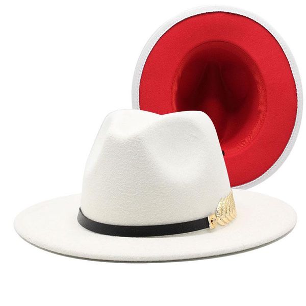 wide brim hats british double sided color women felts fedora jazz panama men party hat wedding white trilby cap, Blue;gray
wide brim hats british double sided color women felts fedora jazz panama men party hat wedding white trilby cap, Blue;gray