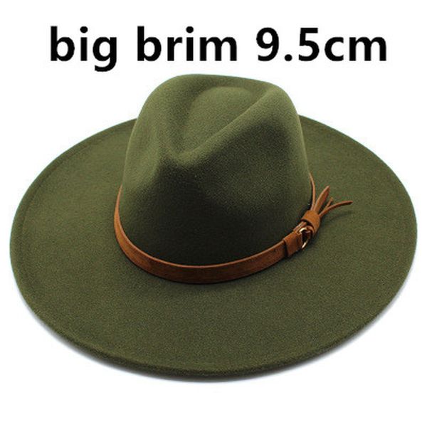 big brim women hats 9.5cm wool solid color belt buckle white black fedora men hat winter autumn church wedding formal winter hat c0123, Blue;gray
big brim women hats 9.5cm wool solid color belt buckle white black fedora men hat winter autumn church wedding formal winter hat c0123, Blue;gray