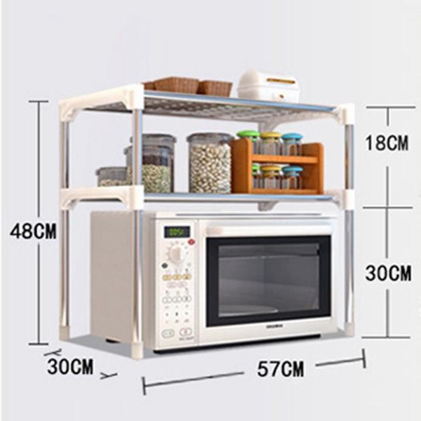 bathroom storage & organization adjustable steel microwave oven shelf detachable rack kitchen tableware shelves home holder1
bathroom storage & organization adjustable steel microwave oven shelf detachable rack kitchen tableware shelves home holder1