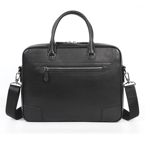 nesitu new a4 black genuine leather 14'' lapoffice men briefcase portfolio business travel messenger bags m60091
nesitu new a4 black genuine leather 14'' lapoffice men briefcase portfolio business travel messenger bags m60091