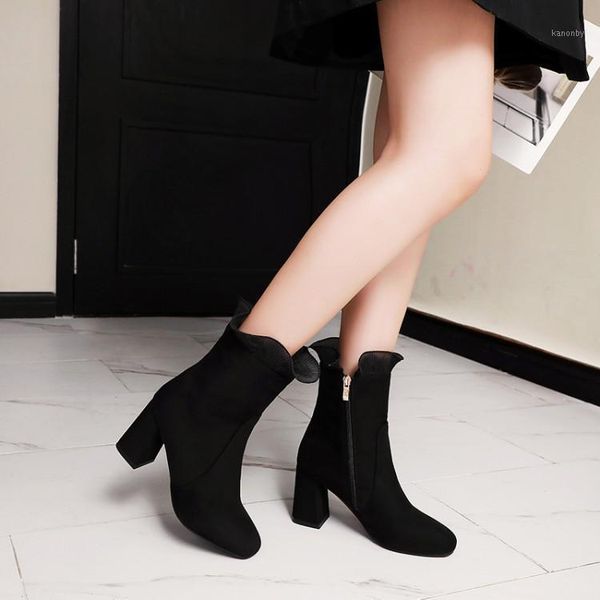 boots big size 9 10 11 women shoes ankle for ladies woman winter flounce side round zipper head1, Black
boots big size 9 10 11 women shoes ankle for ladies woman winter flounce side round zipper head1, Black