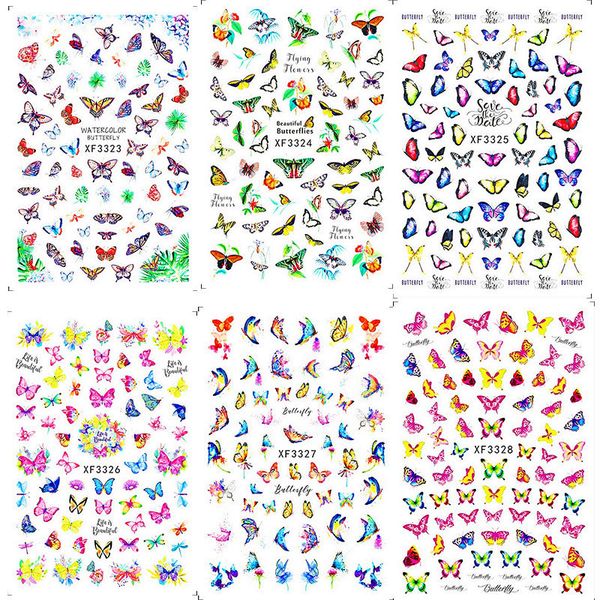 3d adhesive nails decals sticker butterfly water transfer decal anime foil manicure nail design slider decorations f735, Black
3d adhesive nails decals sticker butterfly water transfer decal anime foil manicure nail design slider decorations f735, Black