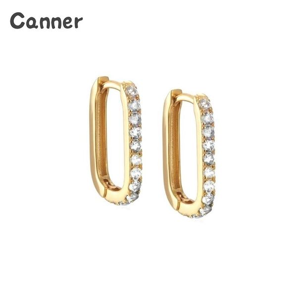 hoop & huggie canner luxury oval clear cz earrings for women girls wedding engagement 925 sterling silver fine jewelry kolczyki damskie, Golden;silver
hoop & huggie canner luxury oval clear cz earrings for women girls wedding engagement 925 sterling silver fine jewelry kolczyki damskie, Golden;silver
