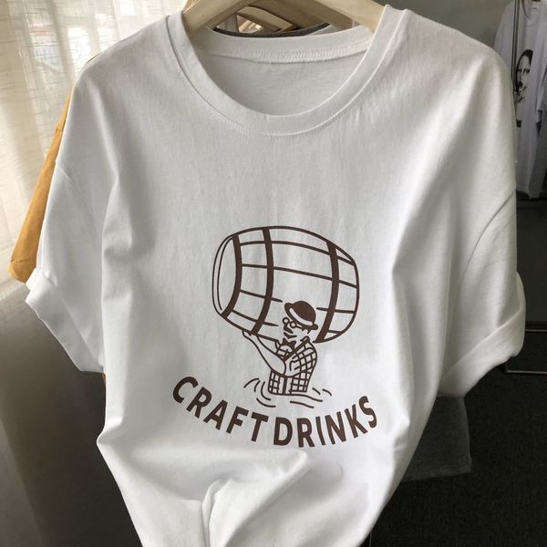 2020 summer new east gate loose korean casual women's wear net red t-shirt cotton short sleeve t-shirt generation igahu, White
2020 summer new east gate loose korean casual women's wear net red t-shirt cotton short sleeve t-shirt generation igahu, White