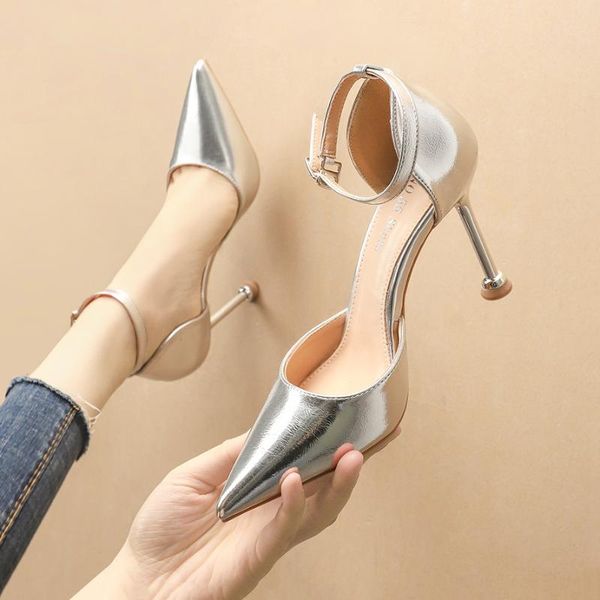 women's shoes summer style sandals fashion pointed stiletto stiletto heels with a slim, belt and a slim, versatile sandal, Black
women's shoes summer style sandals fashion pointed stiletto stiletto heels with a slim, belt and a slim, versatile sandal, Black