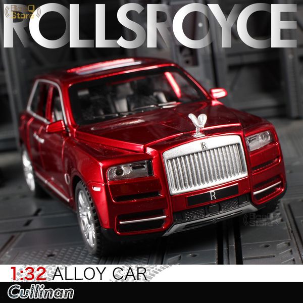 1:32 alloy car model rolls cullinan royce diecast light sound pull red suv models simulation toys for children gift collection
1:32 alloy car model rolls cullinan royce diecast light sound pull red suv models simulation toys for children gift collection