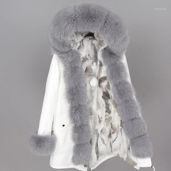 2019 natural fur white cotton jacket winter female fur jacket park real liner parka1, Black
2019 natural fur white cotton jacket winter female fur jacket park real liner parka1, Black