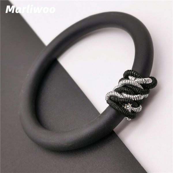bangle marliwoo simple handmade bracelets for women charm bangles black chain fashion jewelry rubber bracelet party gifts
bangle marliwoo simple handmade bracelets for women charm bangles black chain fashion jewelry rubber bracelet party gifts