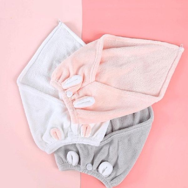 coral fleece dry hair cap absorbent and quick-drying thickened turban cartoon ears bath products towel
coral fleece dry hair cap absorbent and quick-drying thickened turban cartoon ears bath products towel