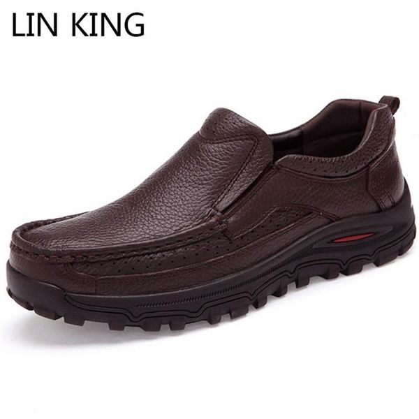 lin king new genuine leather loafers men moccasin sneakers flat causal men shoes male footwear boat shoes size 38-48, Black
lin king new genuine leather loafers men moccasin sneakers flat causal men shoes male footwear boat shoes size 38-48, Black