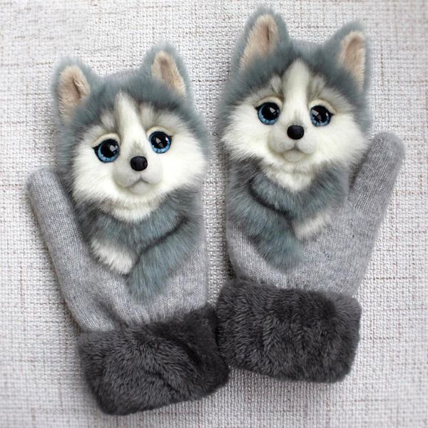 2020 new animal pattern gloves autumn and winter warmth plush knitted gloves for women -mx8, Blue;gray
2020 new animal pattern gloves autumn and winter warmth plush knitted gloves for women -mx8, Blue;gray
